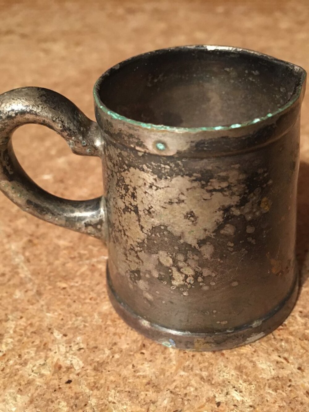 HOTEL SHERMAN ALBERT PICK & CO NICKEL SILVER INDIVIDUAL CREAMER 1 1/2 OZ. 5140